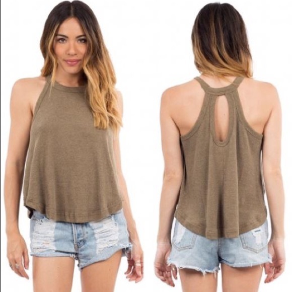 Free People “San Fran” Rib Knit Tank | Size M - Picture 1 of 6